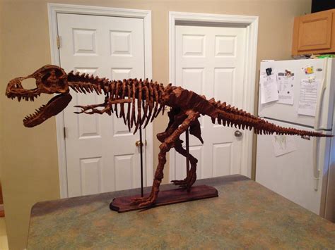 replica dinosaur skeleton